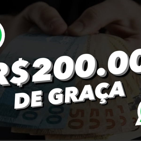 R$200,00 EXCLUSIVO PARA O GRUPO DO WHATSAPP DE GRAÇA !!!